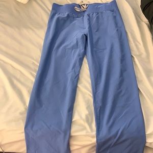 Figs ceil blue Livingston pants size medium